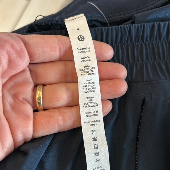 Lululemon Swift Midrise Wide Leg Pant Navy - Picture 4 of 6